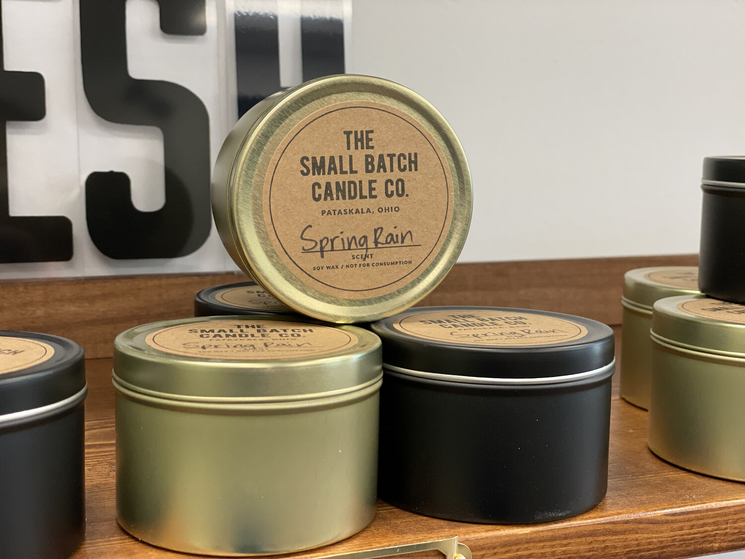 Hand Poured 8 Oz. Soy Wax Tins (2 Tins 1 Scent) — The Small Batch Candle  Company